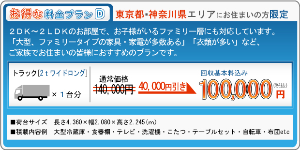 料金プランD　100,000円